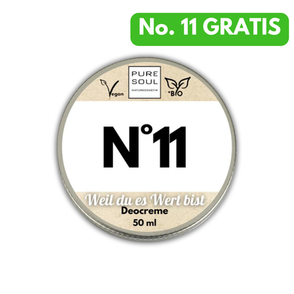 Deo Creme Outdoorhelden - Set 3x50ml Naturkosmetik +  1x No.11 GRATIS + 2 Minis GRATIS